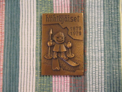 hiihtäjäiset 1879-1979  Tyrnävä mitali.