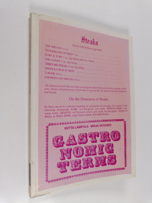 Riitta Lampola : Gastronomic terms = Ravintolasanasto eng...