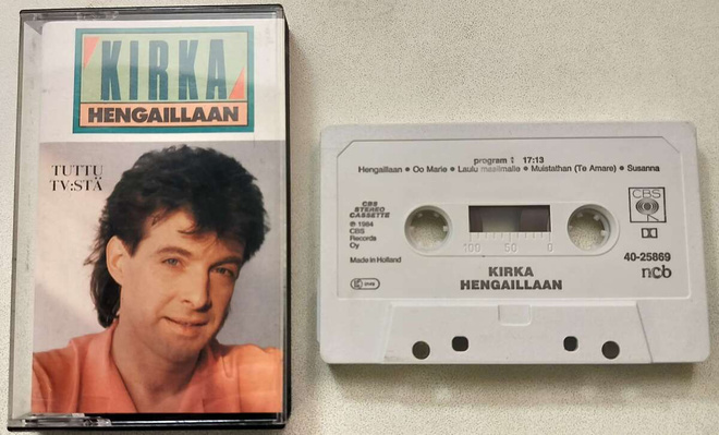 KIRKA-HENGAILLAAN-kasetti,CBS , v.1984