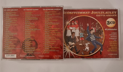 SUOSITUIMMAT JOULULAULUT KAUTTA AIKOJEN  3CD