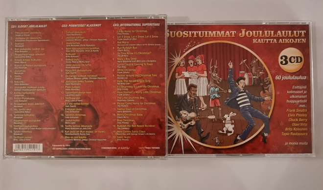 SUOSITUIMMAT JOULULAULUT KAUTTA AIKOJEN  3CD