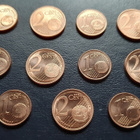5 kpl 2 cent 2004 + 6 kpl 1 cent 2005 kiertämättömät uudet - pikkukuva 1
