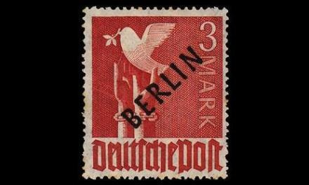 Berlin 19 ** Musta päällepainama 3 M (1948)