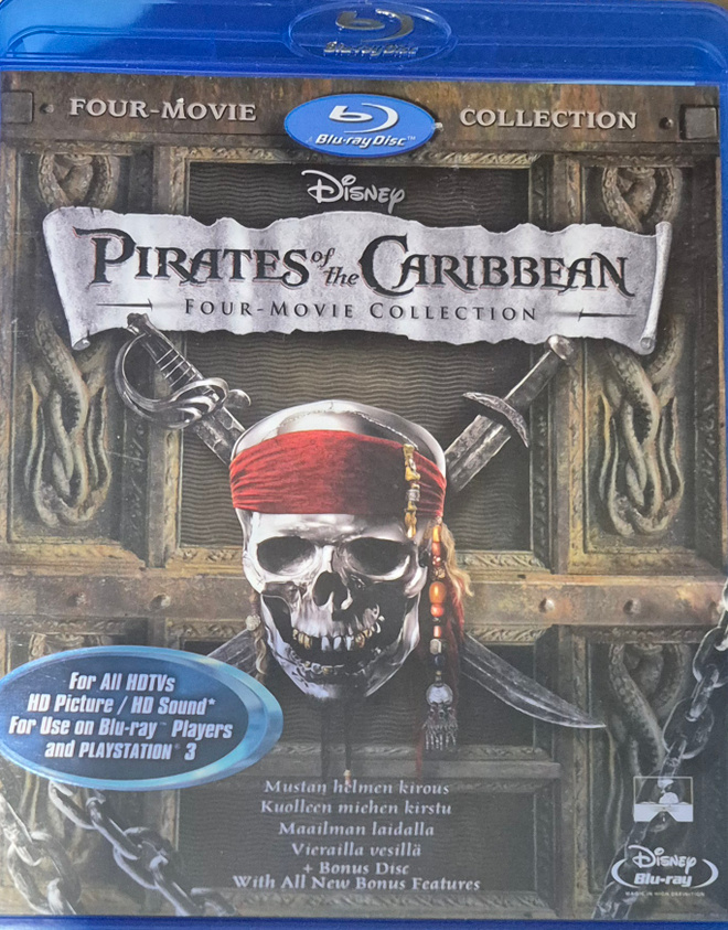 Pirates Of The Caribbean Collection 1-4 -Blu-Ray