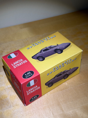 Lancia Stratos pienoismalli
