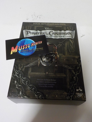 PIRATES OF THE CARIBBEAN FOUR-MOVIE COLLECTION 4DVD BOKSI +