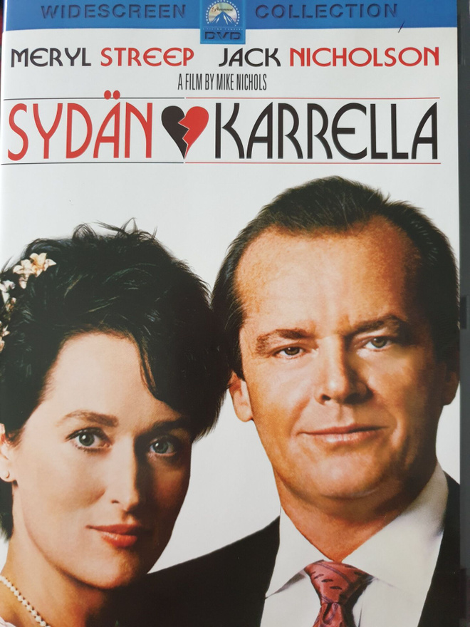 Sydän karrella DVD Meryl Streep Jack Nicholson