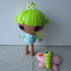 Vintage pieni Lalaloopsy nukke + lemmikki - pikkukuva 1