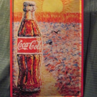 Peltikyltti Coca-Cola. Van Gogh-style. - pikkukuva 1
