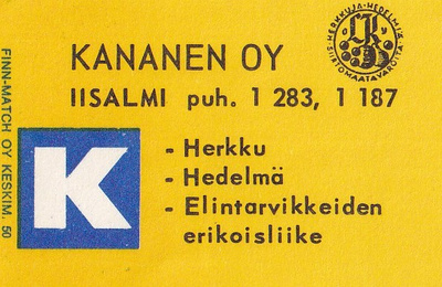 Iisalmi. Kananen Oy      b435