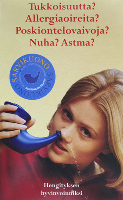 Nenäkannu Sarvikuono nenähuuhteluun (sin/pun)