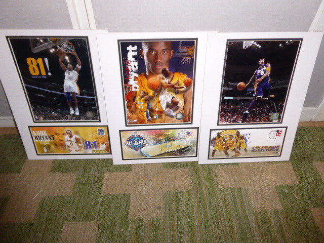 Alkuperäiset Kobe Bryant Los Angeles NBA valokuva ja kuori