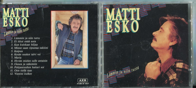 MATTI ESKO . CD-LEVY . LÄMMIN JA NIIN TUTTU