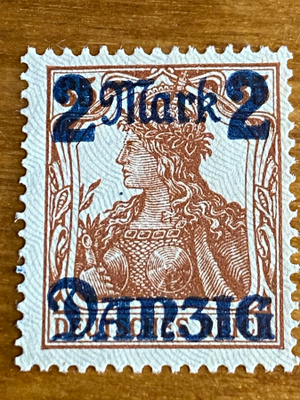 SAKSA DANZIG 1920 MERKKI**