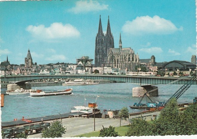 Postikortti, SAKSA, KÖLN,  vanha kortti 1960 luvulta