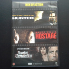 DVD: The Hunted + Hostage + Angelos Vendetta 3xDVD - pikkukuva 1