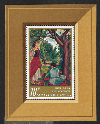 Unkari - Bela Utiz 1967 (2377A ; Bl 61A) **Kuvassa oleva kä