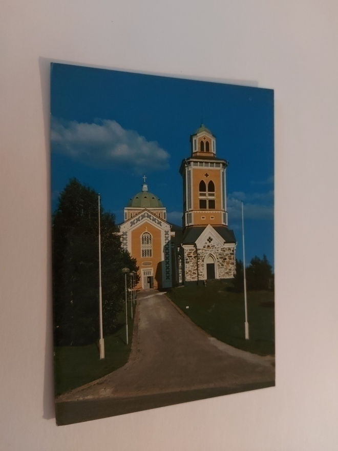 Postikortti Kerimäki ( Kirkko )