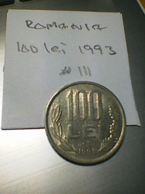 Romania 100 lei 1993, km#111