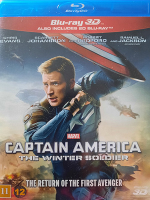CAPTAIN AMERICA THE WINTER SOLDIER BLU-RAY 3 D