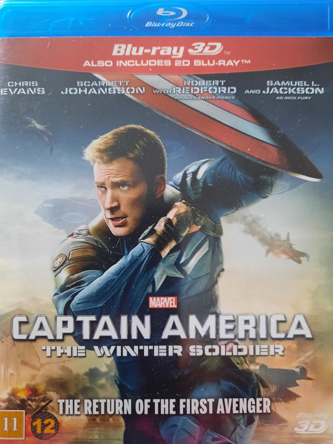 CAPTAIN AMERICA THE WINTER SOLDIER  BLU-RAY 3 D