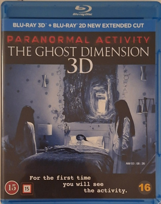 PARANORMAL ACTIVITY - THE GHOST DIMENSION 3D BLU-RAY + BLU-R