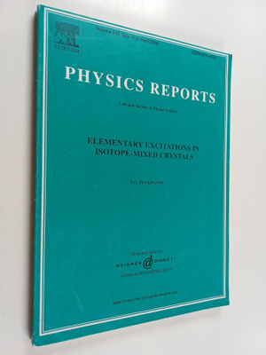 Physics reports Vol. 410, Nos. 1-3, April 2005