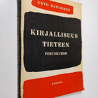 Unto Kupiainen : Kirjallisuustieteen peruskurssi - pikkukuva 1