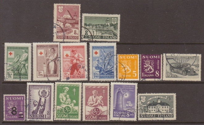 v.1946 Merkit leimattuna