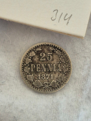 25 penniä 1871