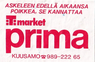 Kuusamo, T Market prima  .s45