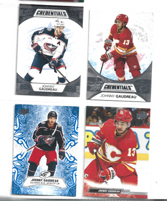 4 X JOHNNY GAUDREAU - COLUMBUS / CALGARY