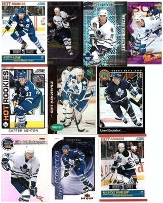 10 x TORONTO MAPLE LEAFS Rookie Kortteja
