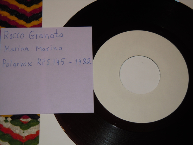 7" ROCCO GRANATA - Marina Marina - single 1982 KOELEVY EX