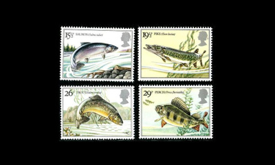 Iso-Britannia 938-41 ** Makeanvedenkaloja (1983)