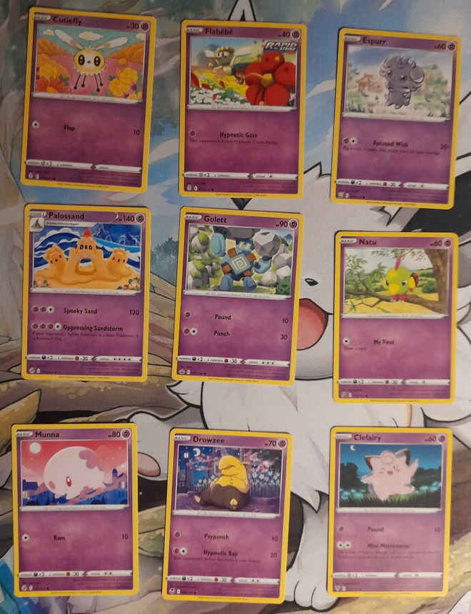Pokemon Sword & Shield- sarjan kortteja, physic 2 - NM/M