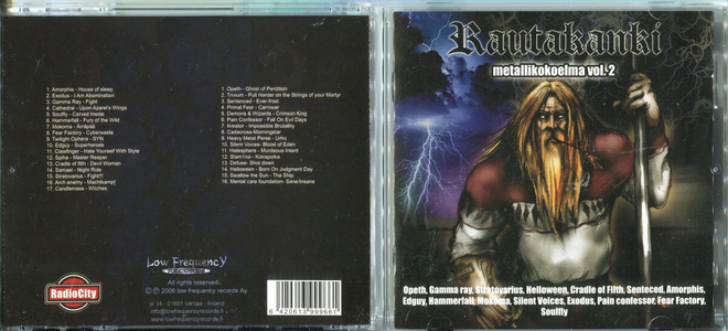 RAUTAKANKI . 2 CD-LEVYÄ . METALLIKOKOELMA VOL. 2