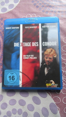 Korppikotkan kolme päivää Blu-ray
