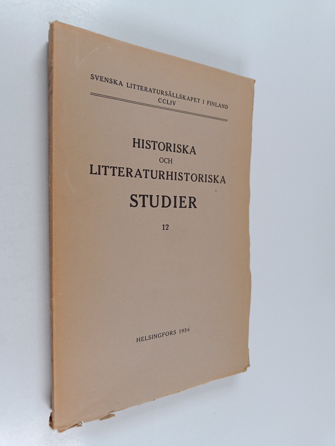 Emil Hasselblatt : Historiska och litteraturhistoriska st...