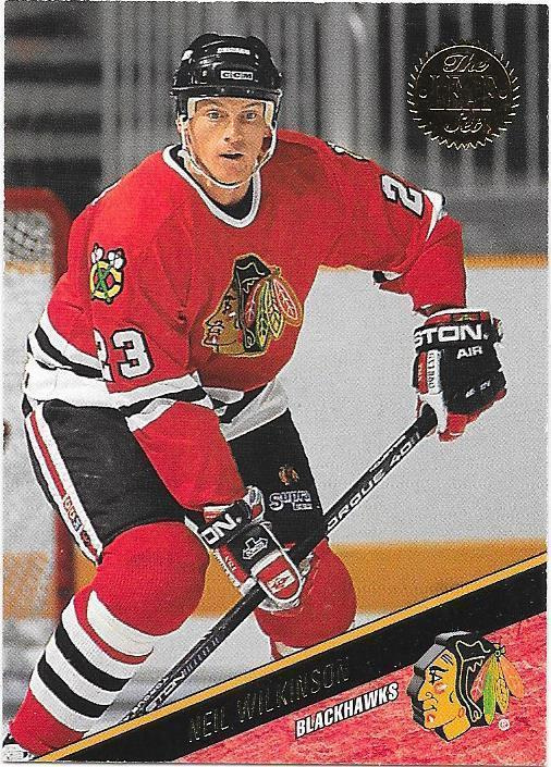 1993-94 LEAF #357 Neil Wilkinson Chicago Blackhawks gooni