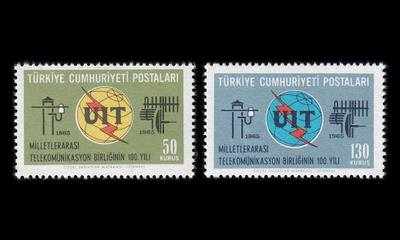 Turkki 1949-50 ** ITU 100v (1965)