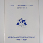 Lions Club international piiri 107 B : Toimintakertomus 1... - pikkukuva 2