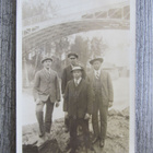 IMATRA.....mies nelikkö kosken rannalla, vanha kuva/kortti. - pikkukuva 1