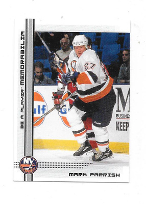 2000-01 BAP Memorabilia #462 Mark Parrish New York Islanders
