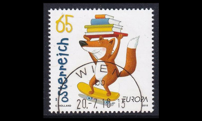Itävalta 2873 o Europa lastenkirjat (2010)