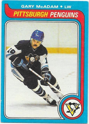 1979-80 Topps #72 Gary McAdam Pittsburgh Penguins