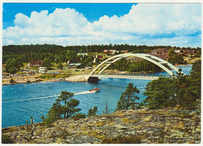 Ahvenanmaa Åland Bomarsund Prästön silta