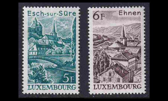 Luxemburg 947-8 ** Maisemia (1977)