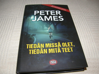 Peter James Tiedän missä olet, tiedän mitä teet -sid