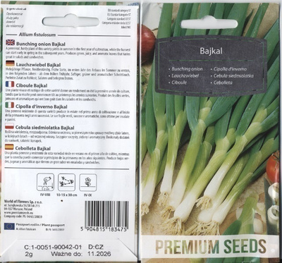 Pillisipuli "Bajkal" - siemenet #